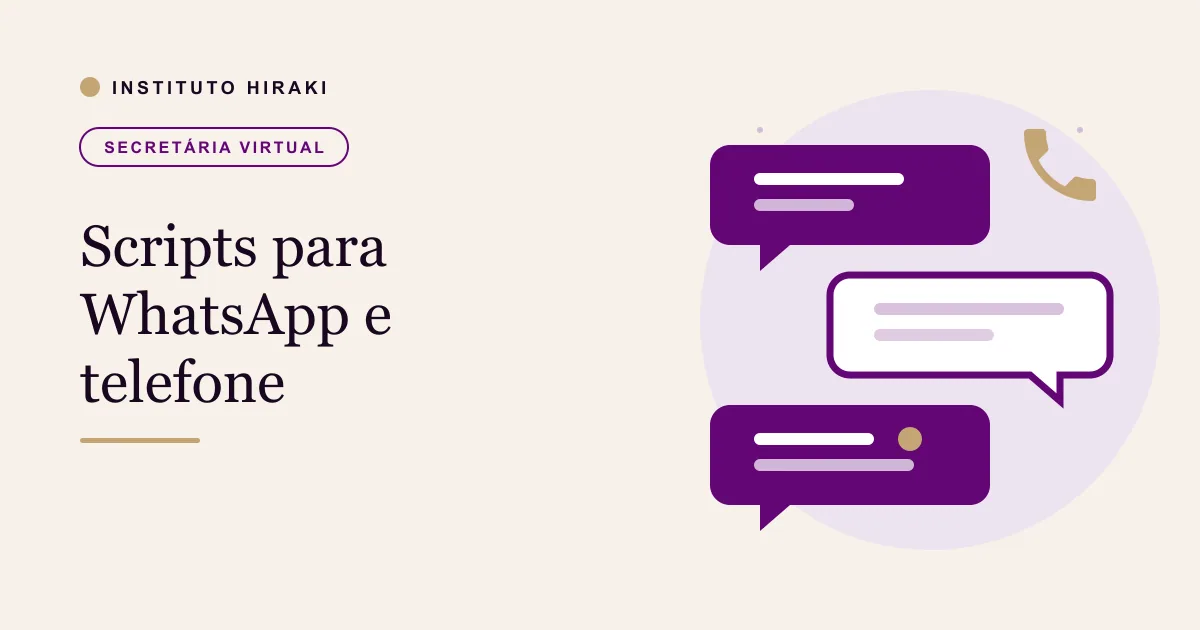 Capa do artigo: Script de atendimento para consultório: WhatsApp e telefone
